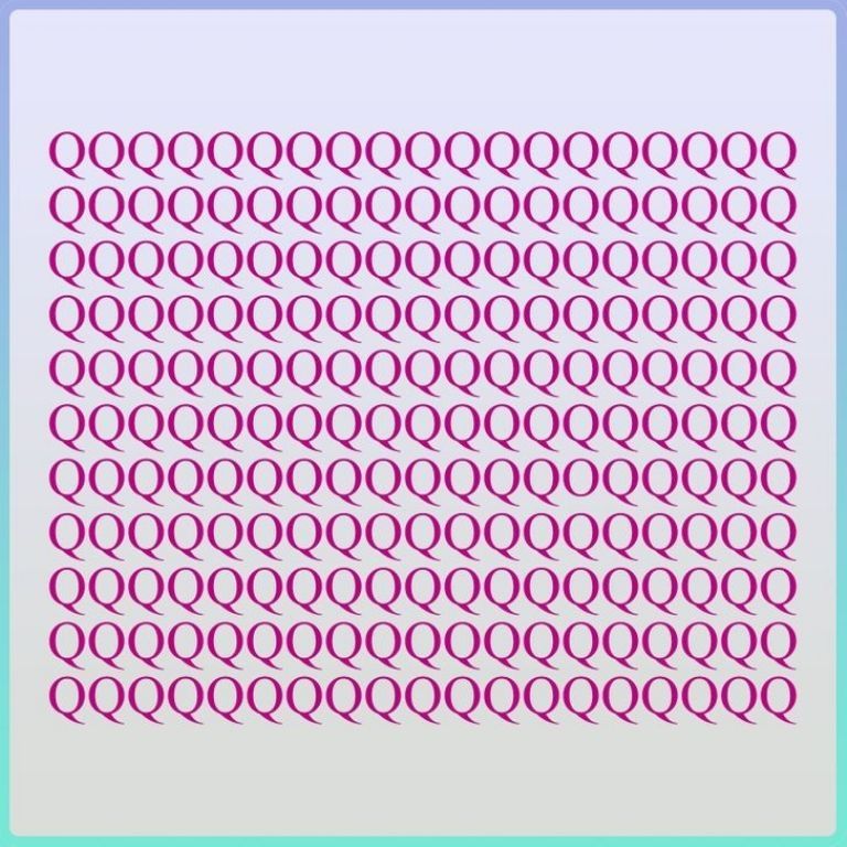 Ein anspruchsvolles IQ-Rätsel: Nur wer Glück hat, findet den versteckten Buchstaben 