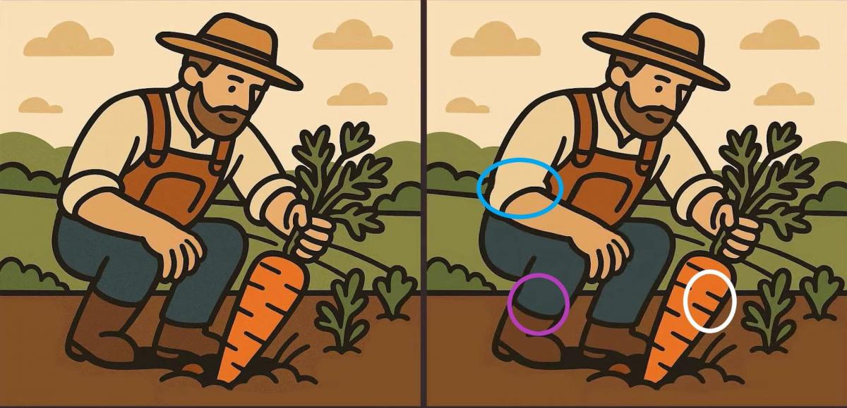 Interessanter IQ-Test: Versuche, in 19 Sekunden drei Unterschiede in einem Foto zu finden